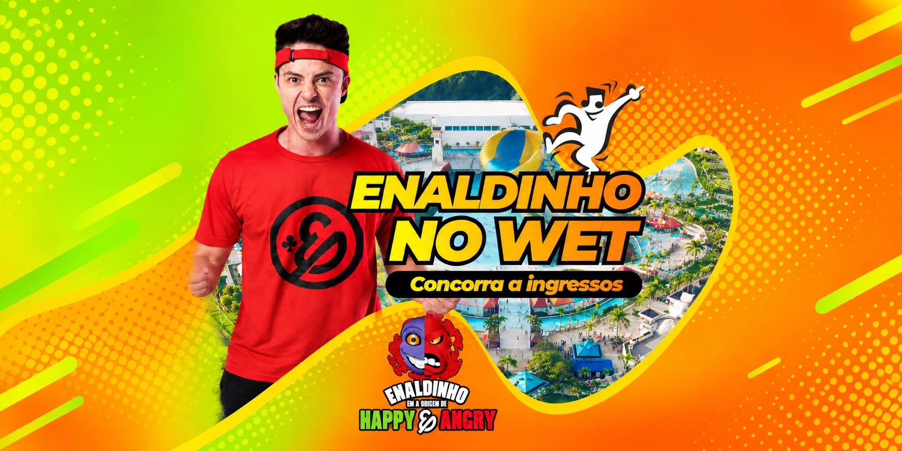 Enaldinho no WET’N WILD com a Band FM!