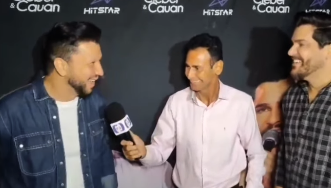 Repórter mudo do Mato Grosso faz dupla sertaneja Cléber e Cauan cair na gargalhada