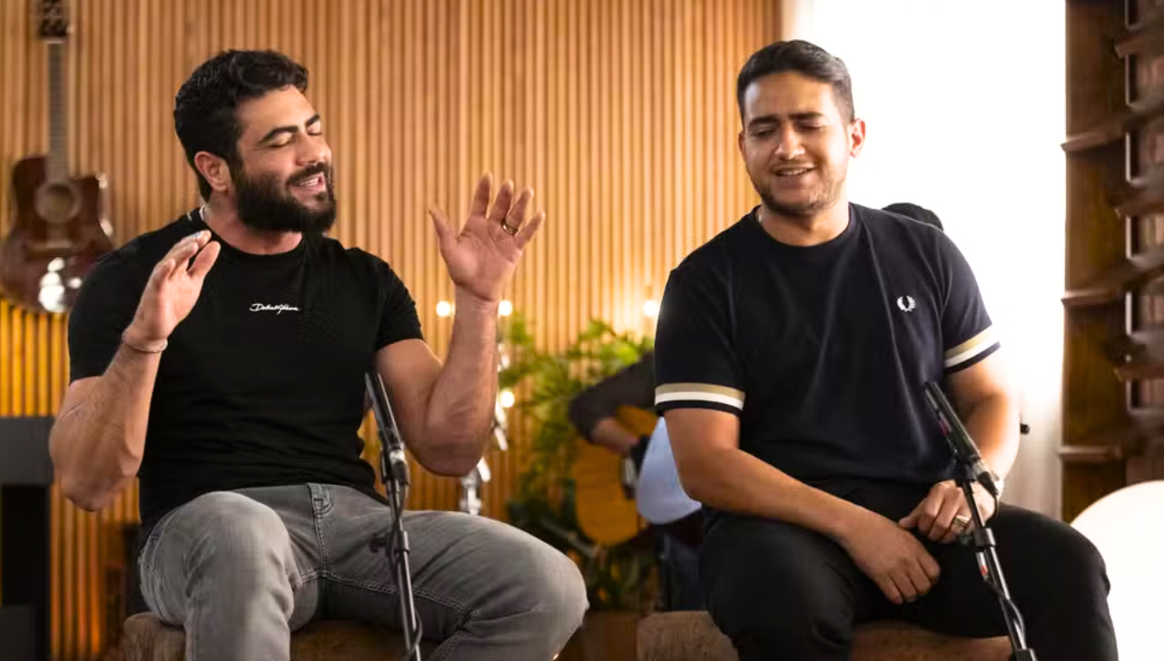 Henrique e Juliano relembram o sufoco do show que lotou a Times Square, nos EUA