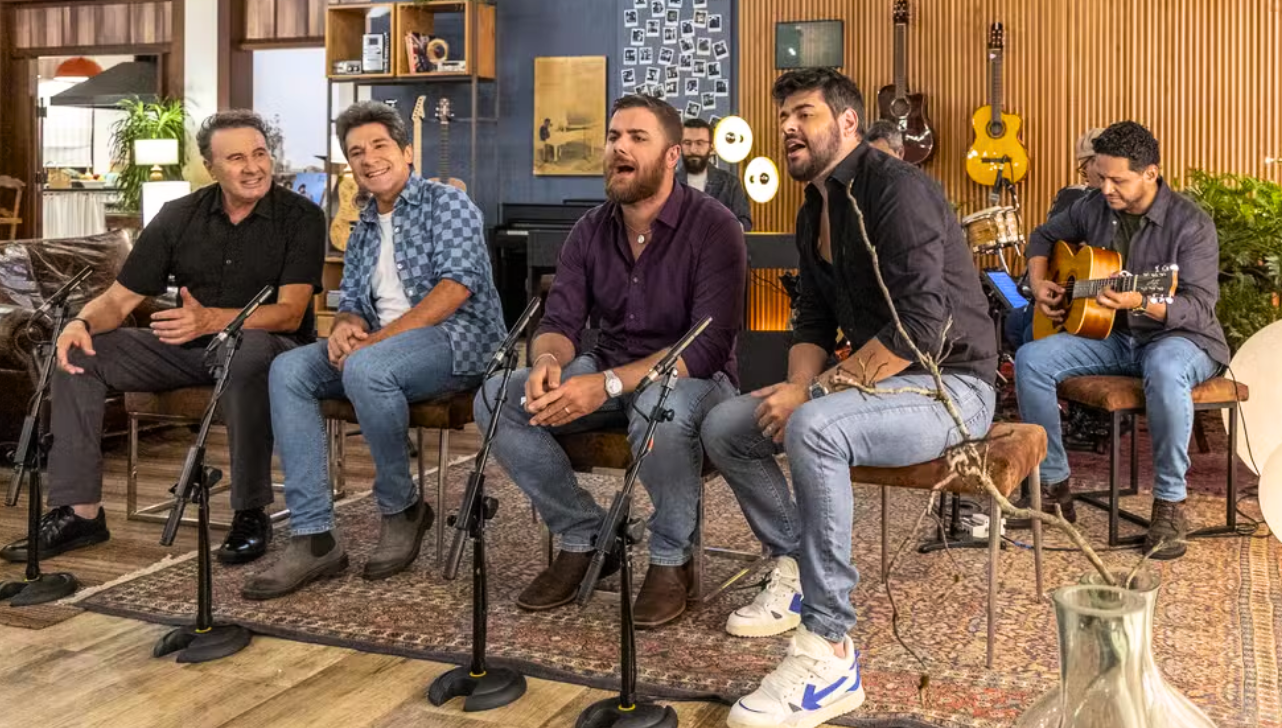 Paraná, da dupla com Chico Rey, surpreende com voz potente e impressiona Zé Neto, Cristiano e Daniel