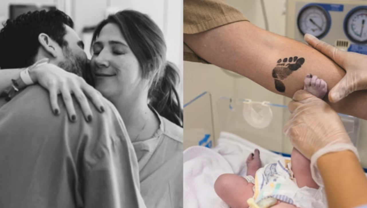 Nasce Bernardo, primeiro filho da humorista Dani Calabresa