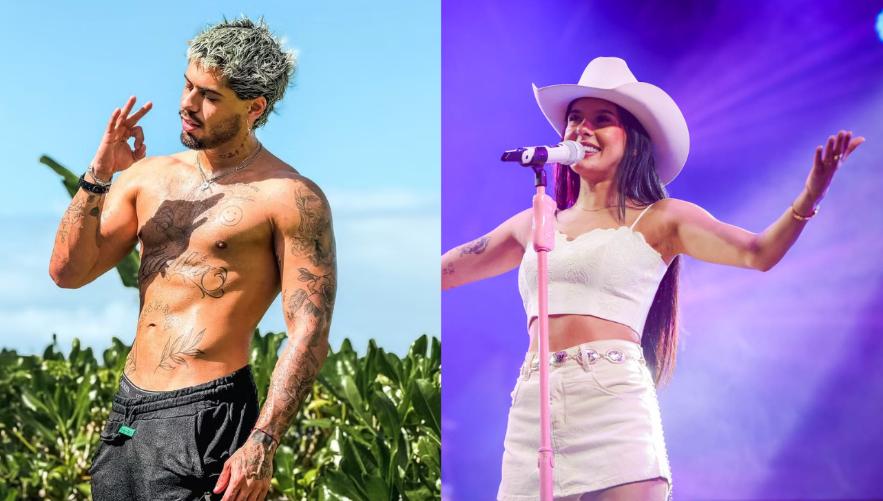 Ana Castela e Zé Felipe dão spoiler de nova parceria musical