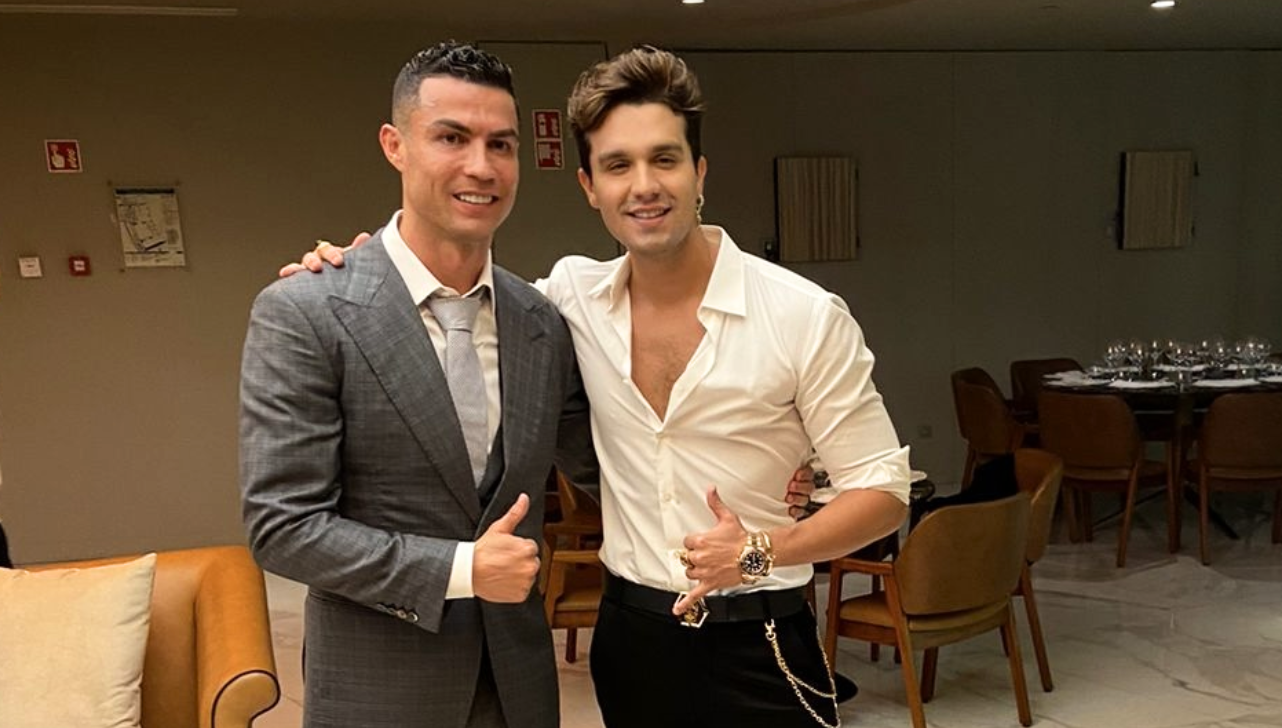 Cristiano Ronaldo irá transmitir o show do Luan Santana ao vivo neste sábado