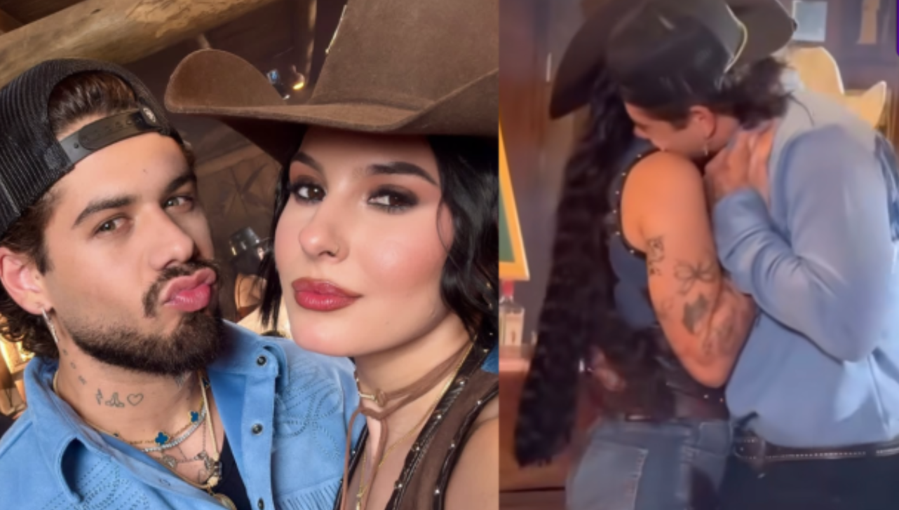 Ana Castela e Zé Felipe são vistos em clima de romance durante gravação de clipe