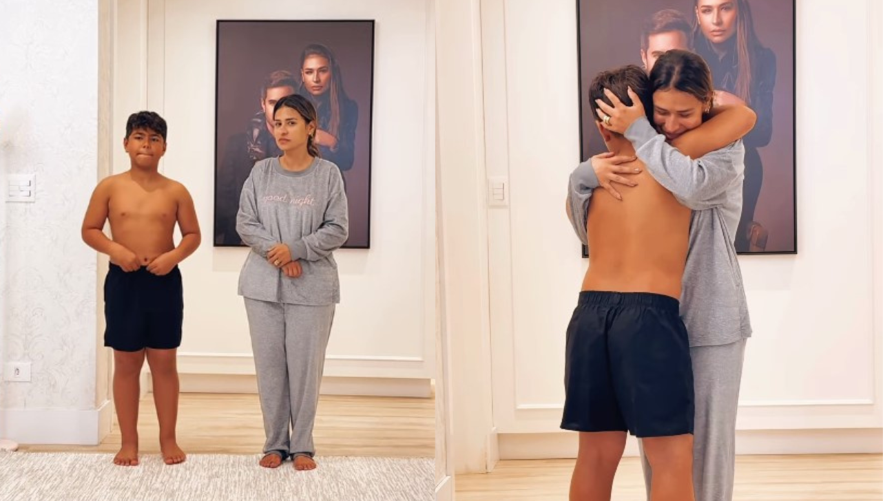 Simone Mendes emociona o filho Henry ao revelar os segredos de sua infância