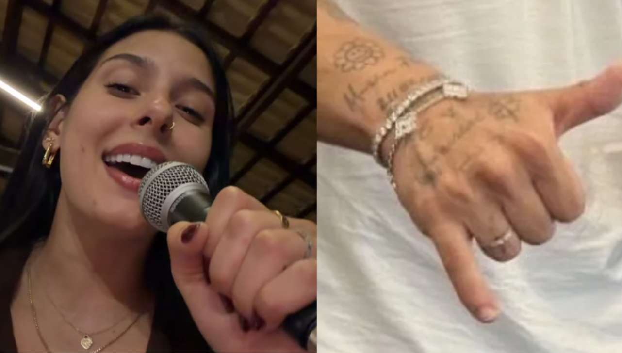 Anel de compromisso? Ana Castela e Zé Felipe aparecem usando acessório misterioso