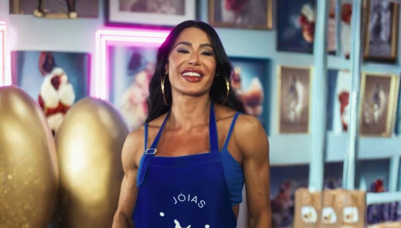 Gracyanne Barbosa desmente marca de ovos e assume que é publicidade