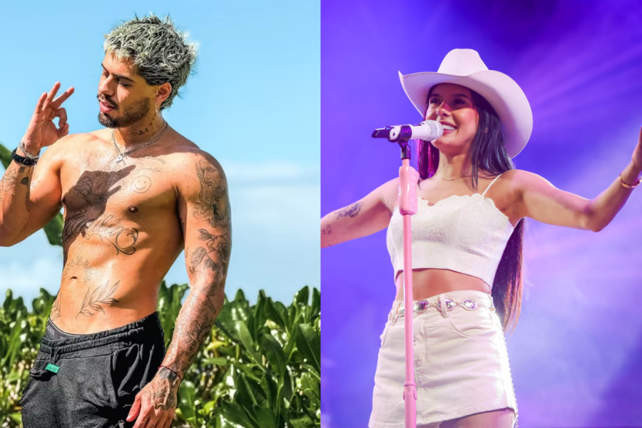 Ana Castela e Zé Felipe dão spoiler de nova parceria