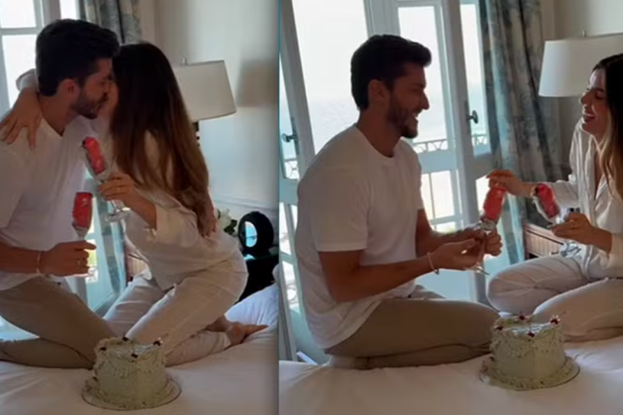 É MENINA! Camila Queiroz e Klebber Toledo descobrem sexo da