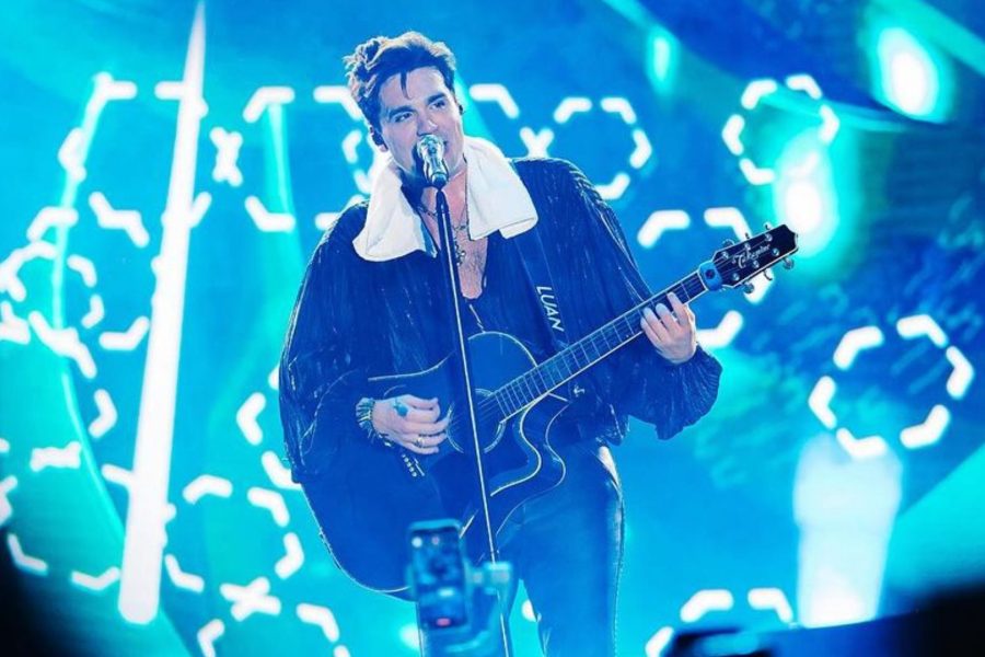 Luan Santana já está nos preparativos para seu show no Luan Santana já está nos preparativos para seu show no