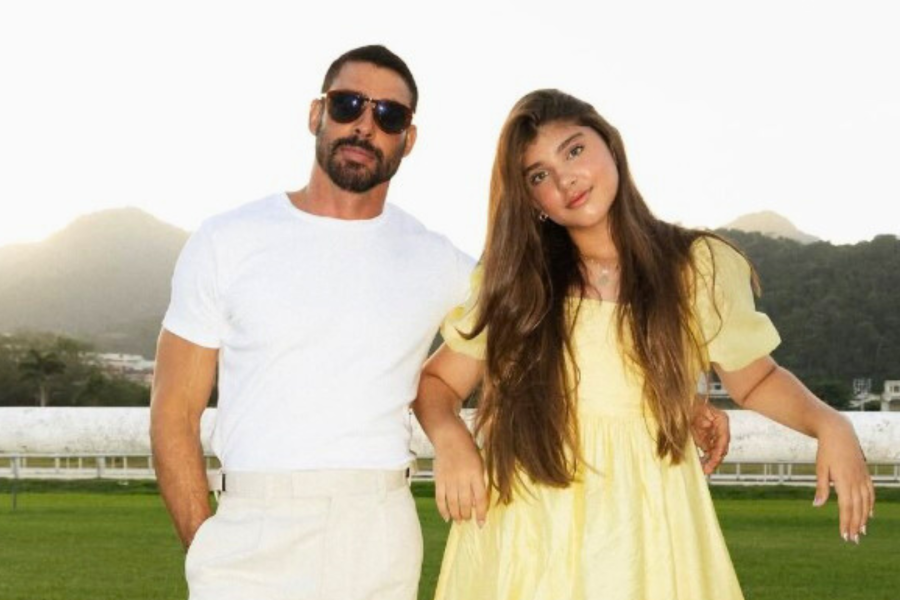 Sofia, filha de Cauã Reymond e Grazi Massafera, impressiona internautas Sofia, filha de Cauã Reymond e Grazi Massafera, impressiona internautas